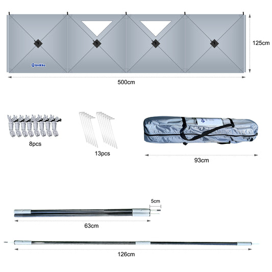 Unikka CrazyQic Popup Windbreak 4p