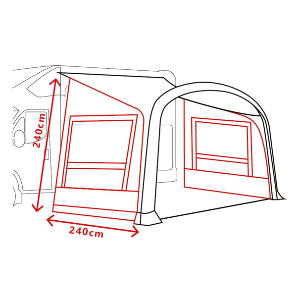 Unikka Wanderer Parasole Gonfiabile Caravan